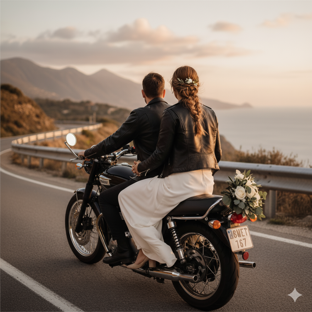 AI generiert _ Motorrad,Kraftfahrzeug,Autoreifen,Kfz-Beleuchtung,Kraftstofftank,Kotflügel,Kfz-Radsystem,Motorradfahren,Speichen,Scheinwerfer,