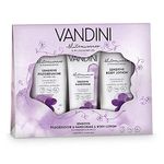 VANDINI Sensitive Wellness Geschenkset Frauen - Beauty Set mit Body Lotion, Duschgel & Handcreme - Pflegeset für Damen mit Bodylotion, Pflegedusche & Handbalsam für sensible Haut - Körperpflege Set